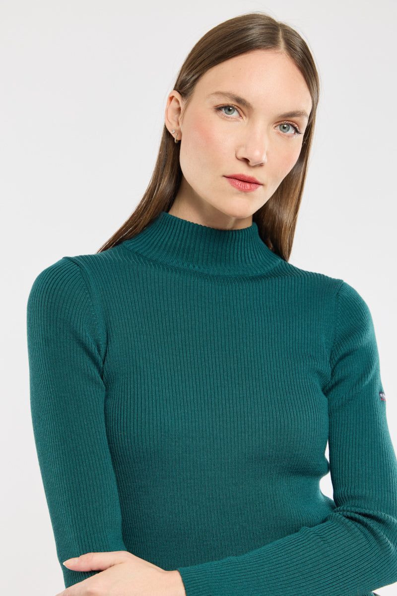 Pull ribbé col roulé | Coupe slim | Essentiel hiver