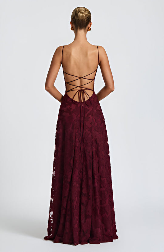 Robe Maxi à Bretelles | Coupe Slim Longue