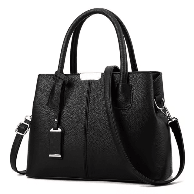 Sac Tote Structuré en Cuir | Design à Double Porté