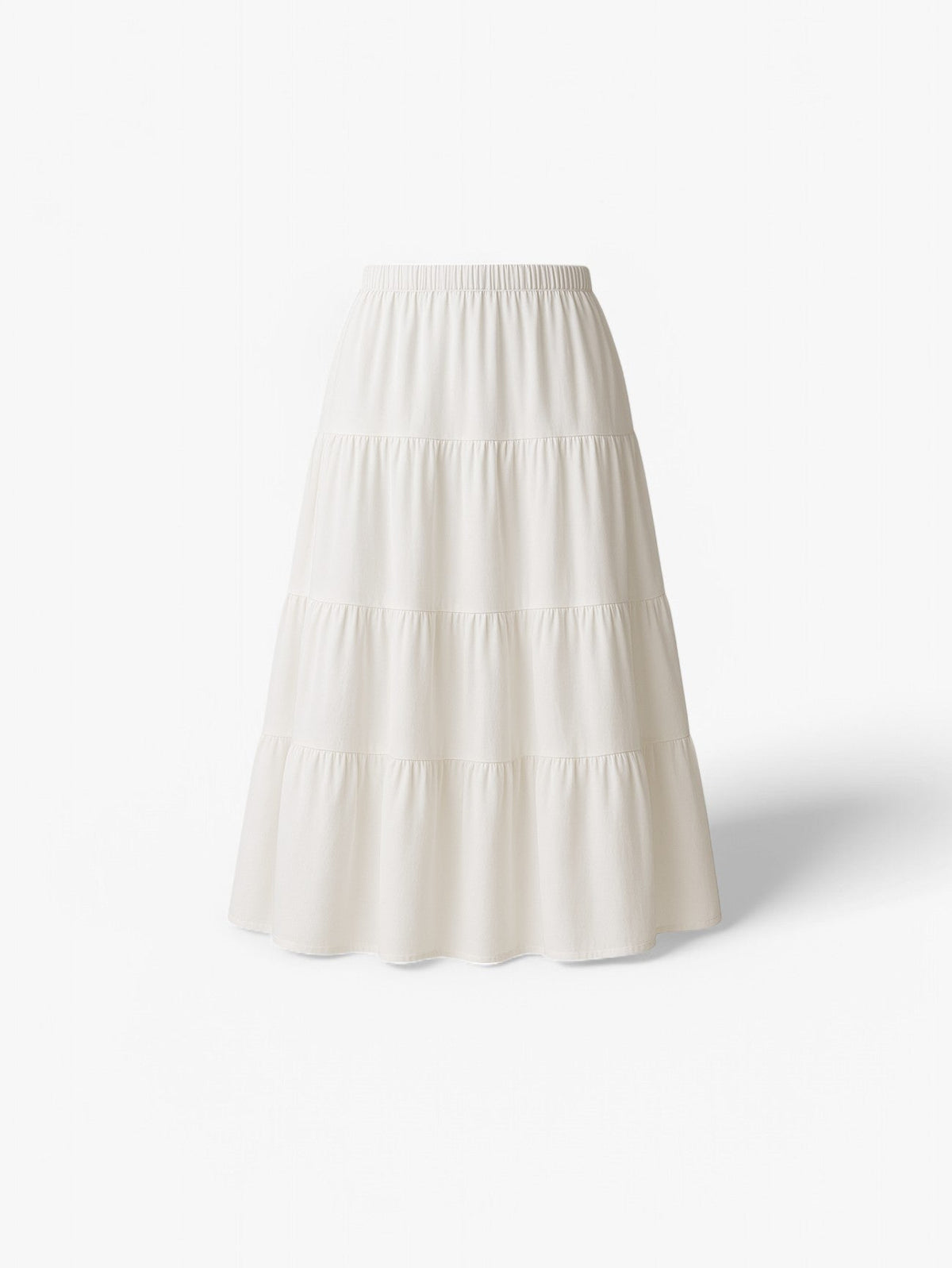 Jupe Midi Volante | Haute Taille | Silhouette A-line d'Été