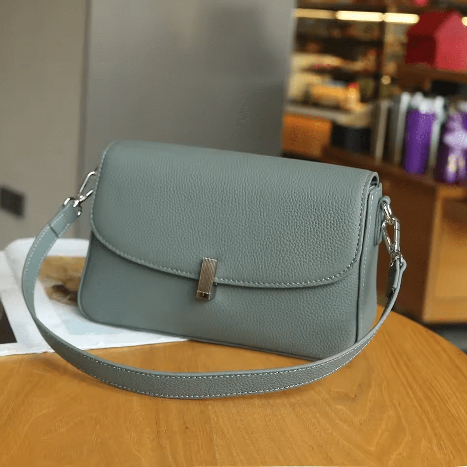 Sac à épaule Métier | Petit carré sous bras, cuir, fermeture éclair