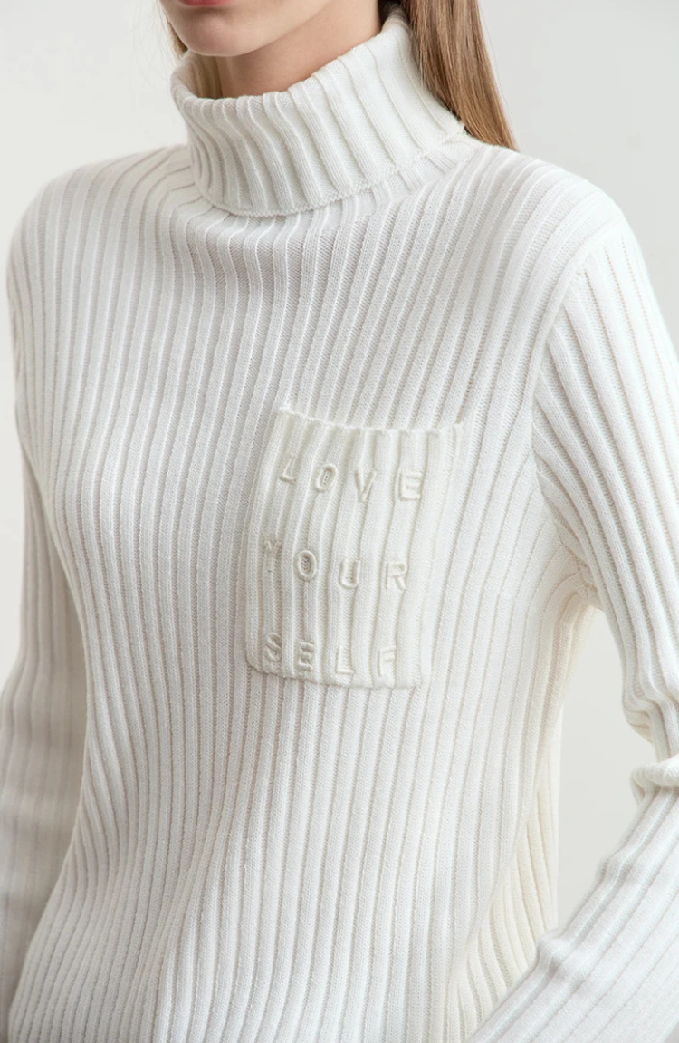 Pull Over Col Roulé | Blend Cachemire Douce | Silhouette Ajustée