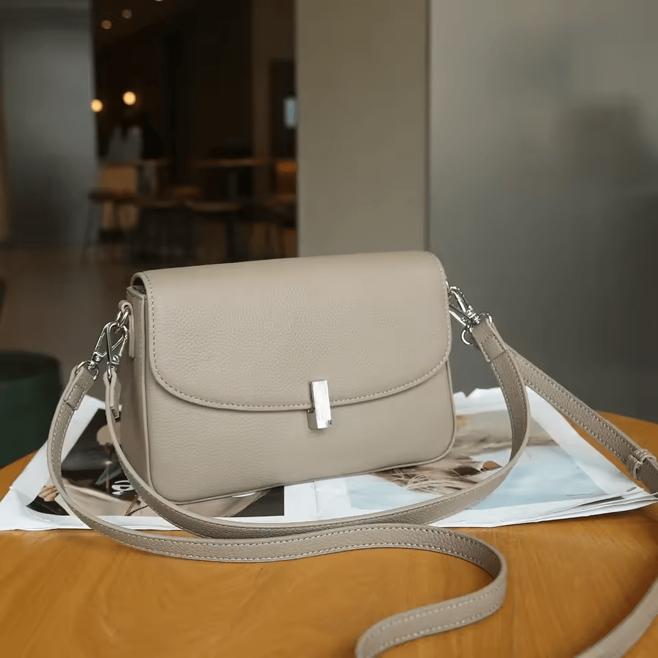 Sac à épaule Métier | Petit carré sous bras, cuir, fermeture éclair