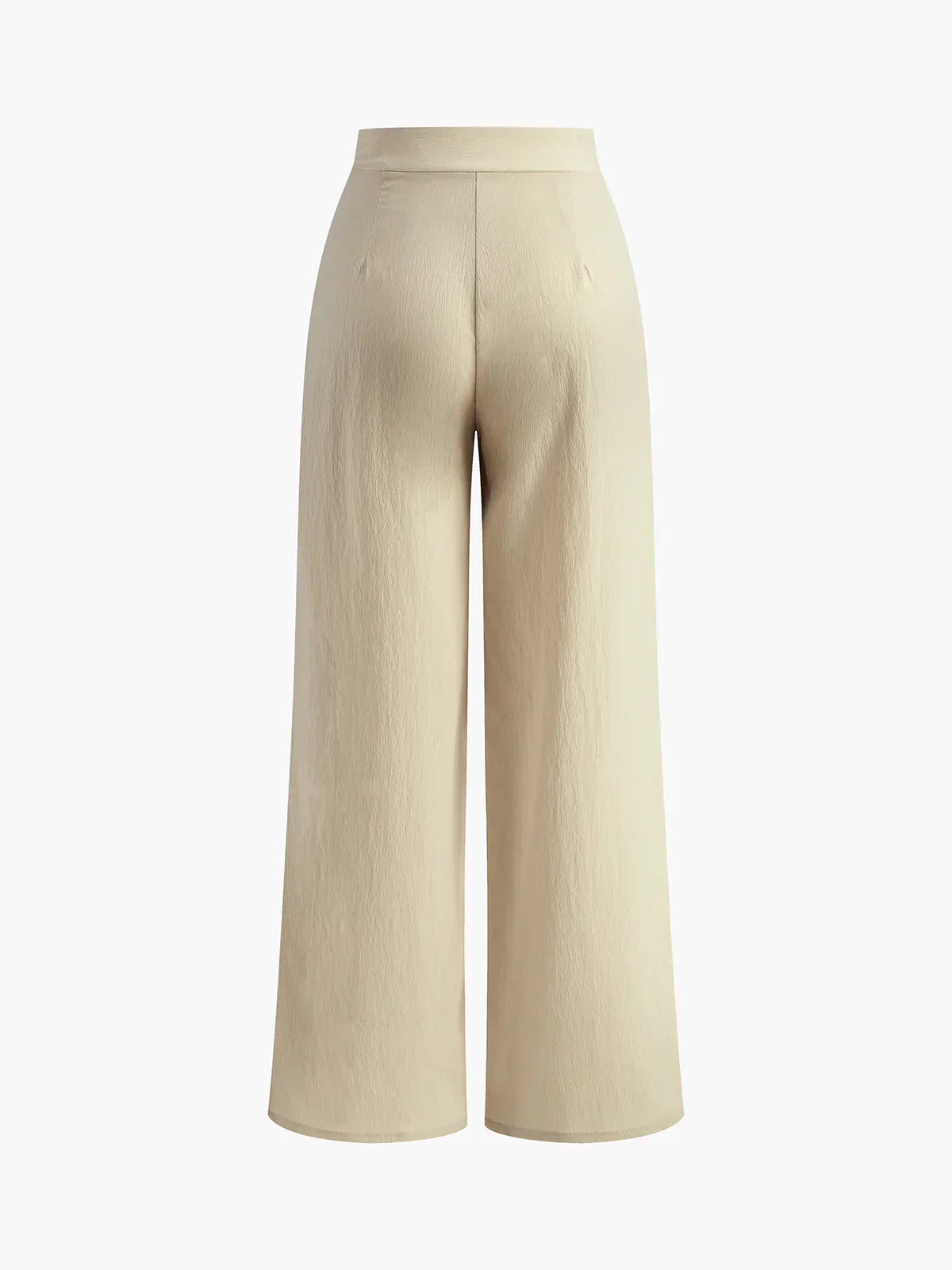 Pantalon Large Plissé | Haute Taille Design Minimaliste