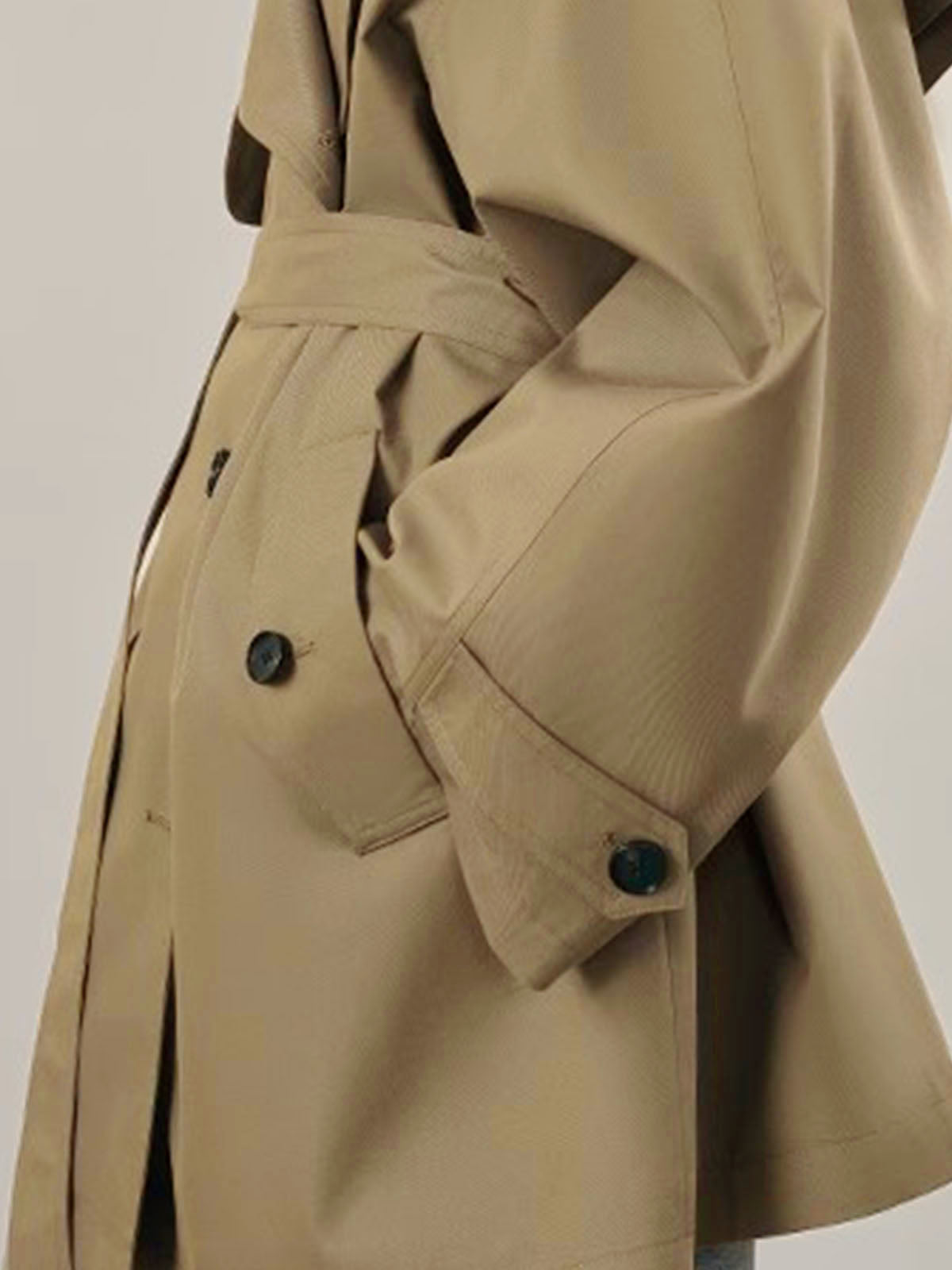 Trench Coat Oversized Double Breasted | Coupe Relaxée | Ceinturé