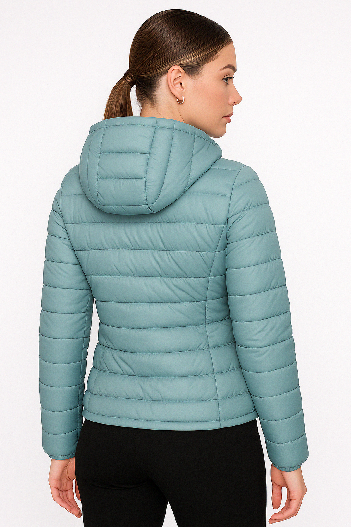 Veste Doudoune Capuche | Remplissage Léger en Canard | Coupe Regular