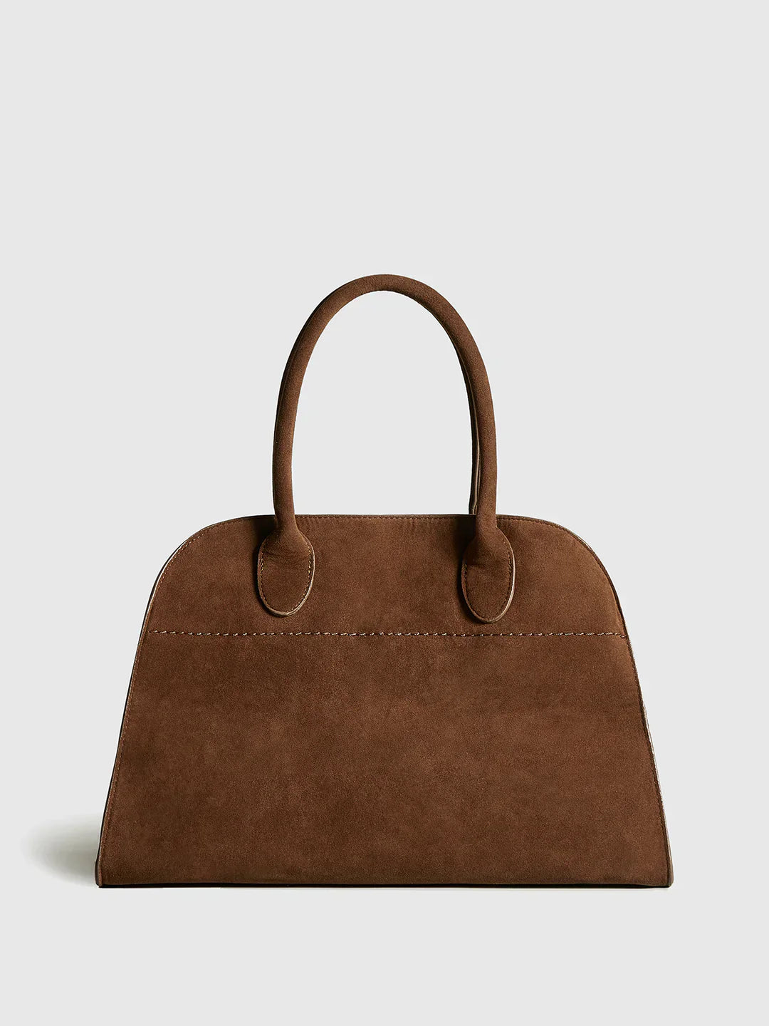 Sac Tote en Faux Suède Métier | Sac Minimaliste Structuré