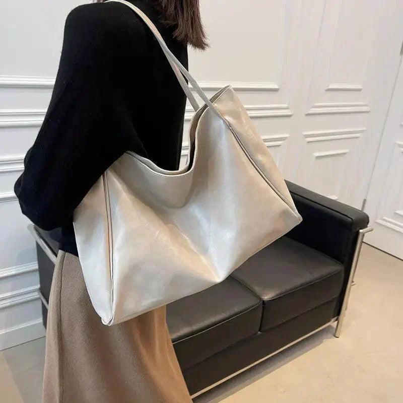 Sac Tote Évasion Large | Cuir PU Souple