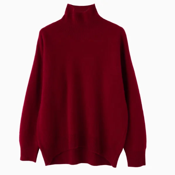 Pull Col Roulé en Cachemire | Coupe Relaxed | Collection Fondamentale