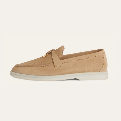 Mocassins en Suède | Couture Main | Semelle Semi-Rigide