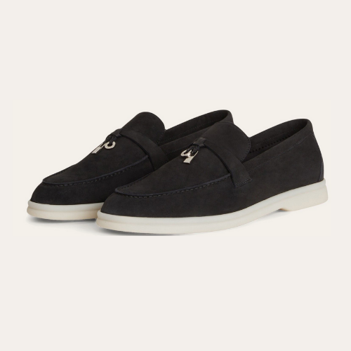 Mocassins en Suède | Couture Main | Semelle Semi-Rigide