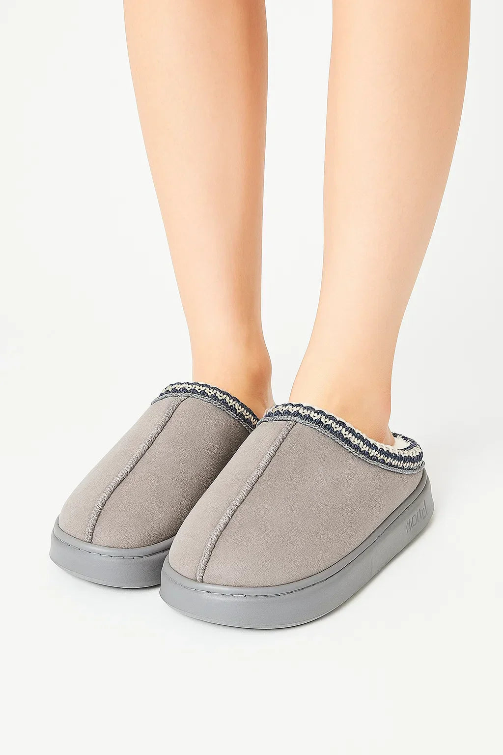 Chaussons Femme Faux Suède | Doublure Plush Intérieur Plateforme
