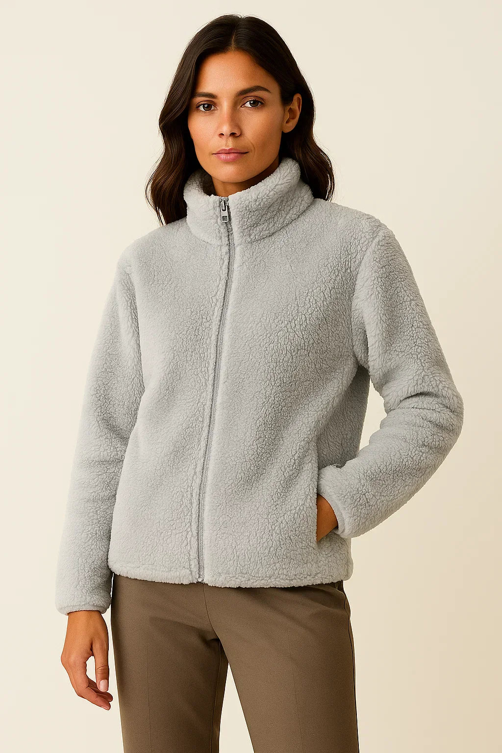 Veste Zip en Fleece | Polaire Douce | Coupe Regular