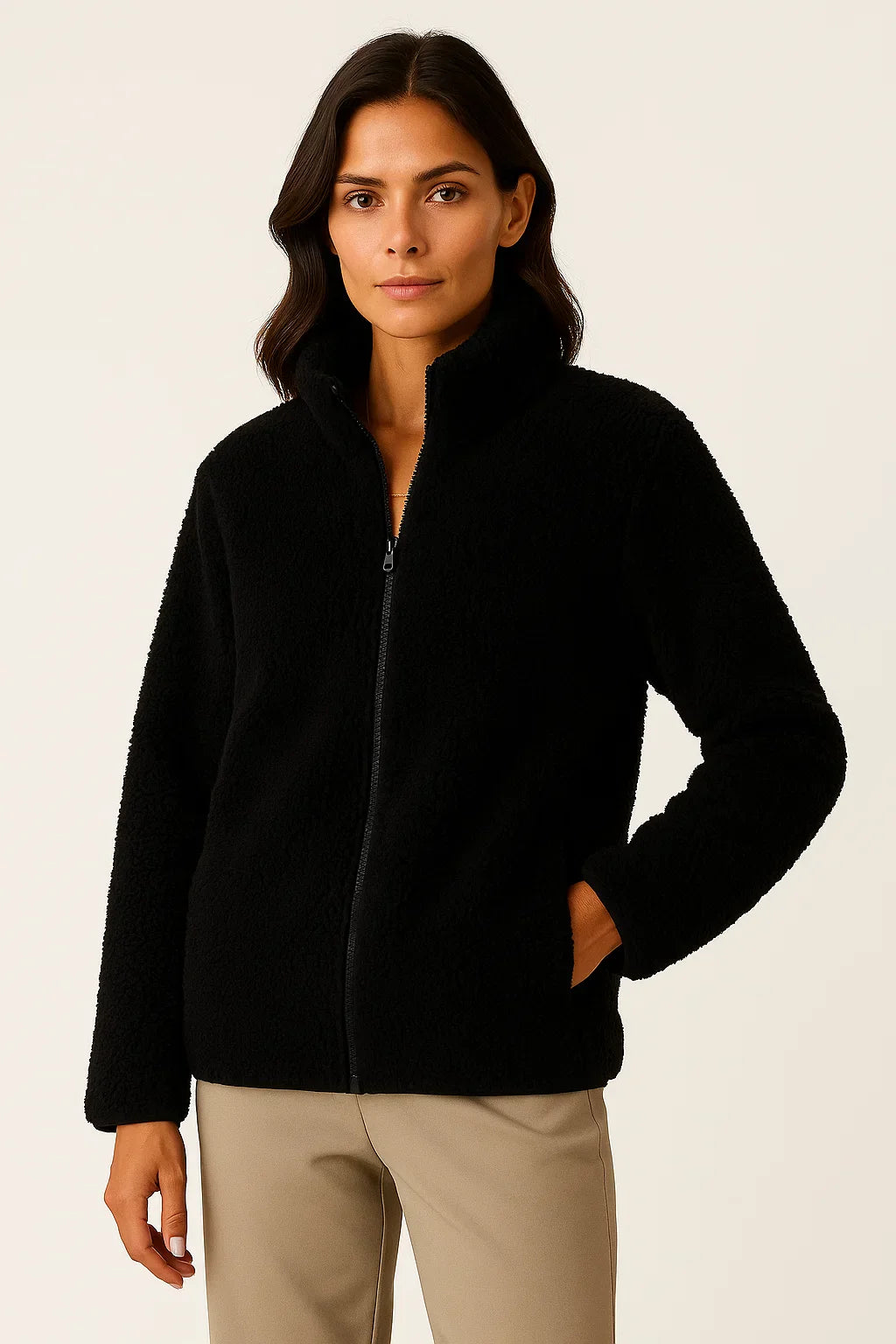 Veste Zip en Fleece | Polaire Douce | Coupe Regular