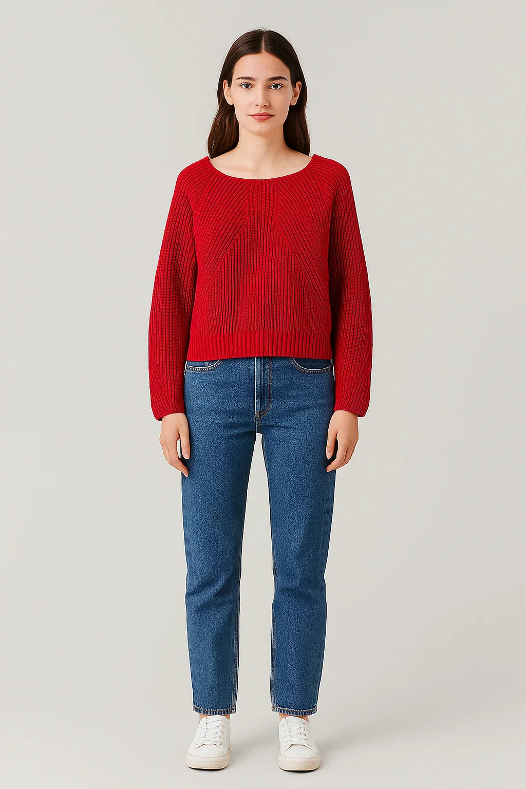 Pull en Laine Mérino | Maille Ribée | Coupe Relaxée