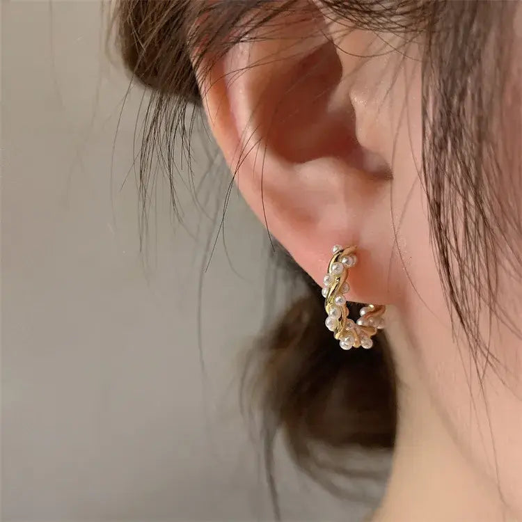 Boucles d'oreilles Perle Clarté | Design Or Twiste