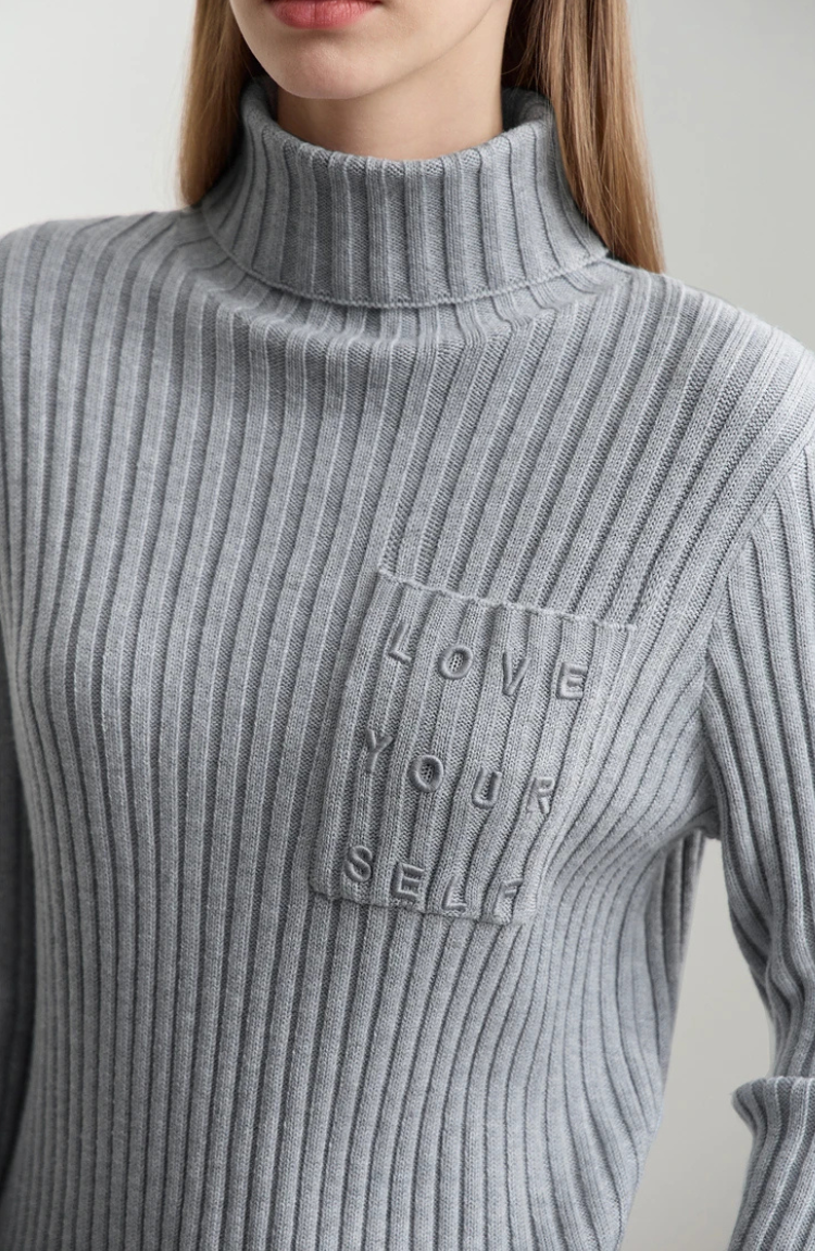 Pull Over Col Roulé | Blend Cachemire Douce | Silhouette Ajustée