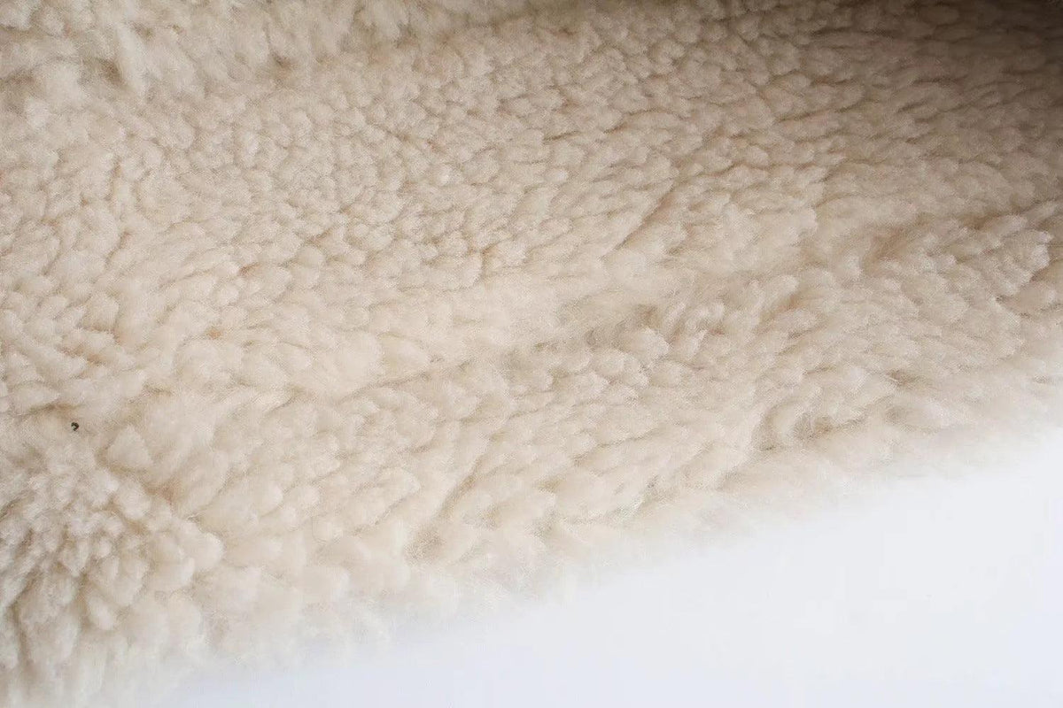 Veste Aviateur en Faux Shearling | Coupe Courte | Col Contrastant