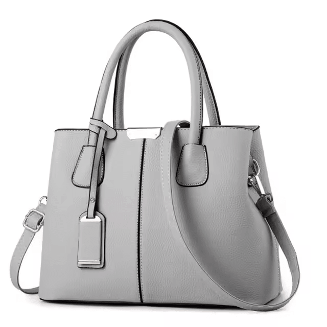 Sac Tote Structuré en Cuir | Design à Double Porté