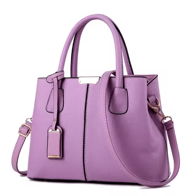 Sac Tote Structuré en Cuir | Design à Double Porté