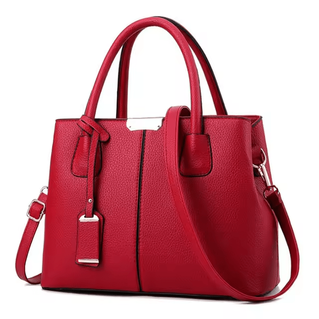 Sac Tote Structuré en Cuir | Design à Double Porté