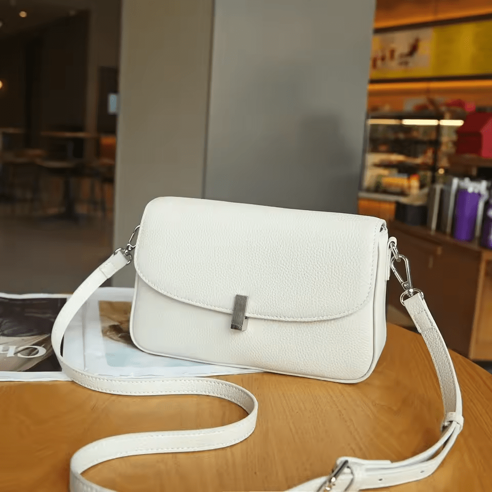 Sac à épaule Métier | Petit carré sous bras, cuir, fermeture éclair