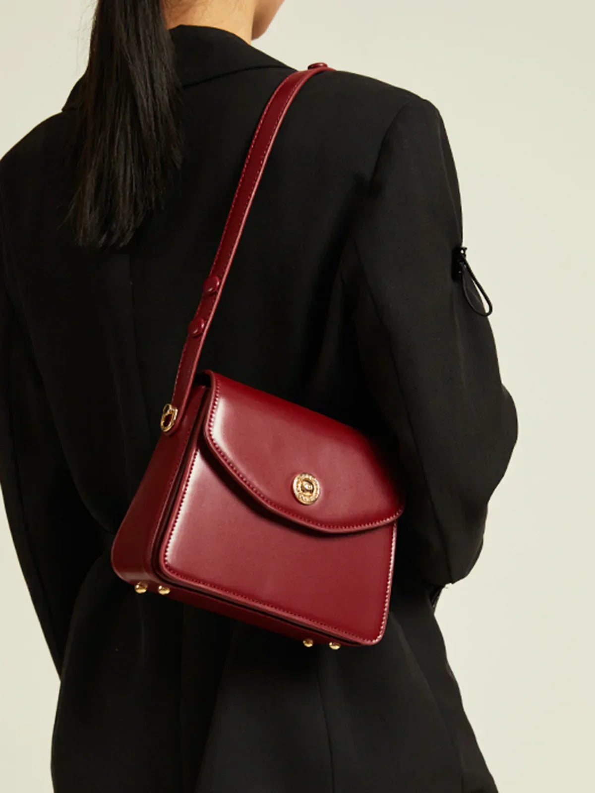 Lueur Mini Trapeze Bag | Vintage Top-Handle Design
