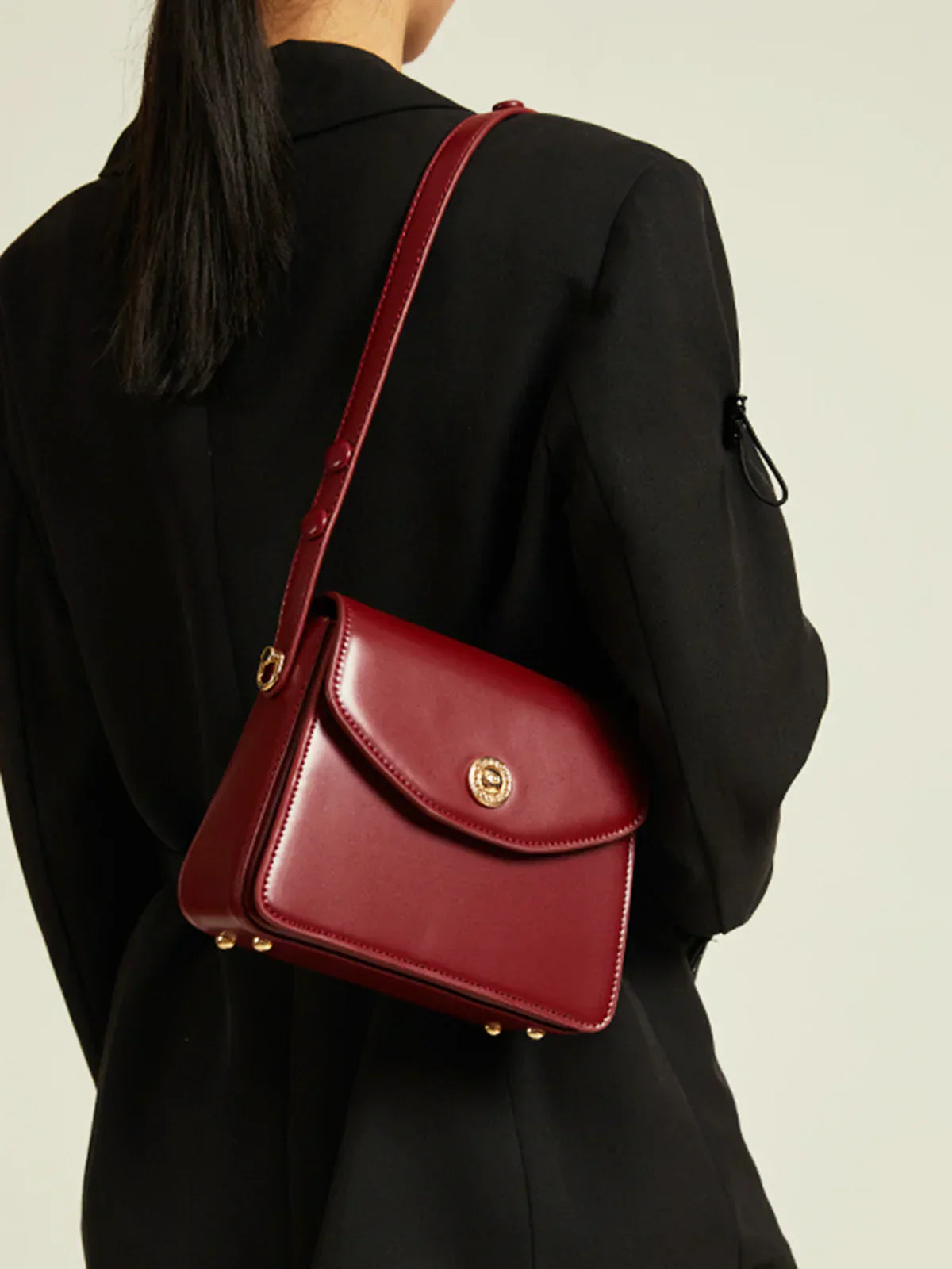 Sac à épaule structuré | Silhouette trapeze