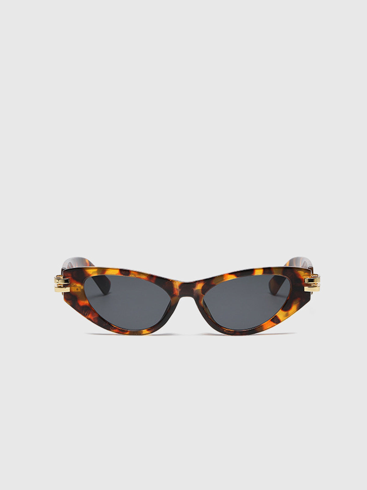 Lunettes Cat-Eye | Monture Noire | Détail Or | Protection UV