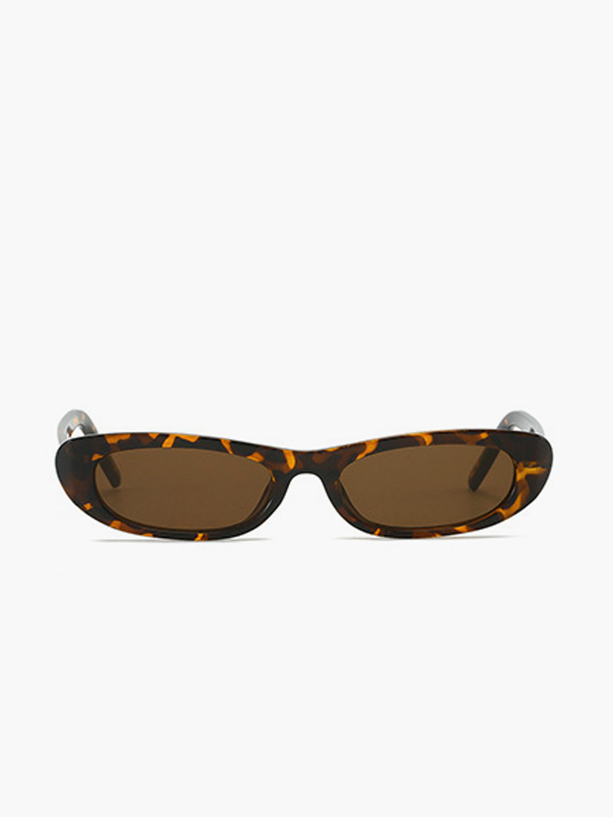 Lunettes de soleil ovales Cat-Eye | Monture tortue | Protection UV400