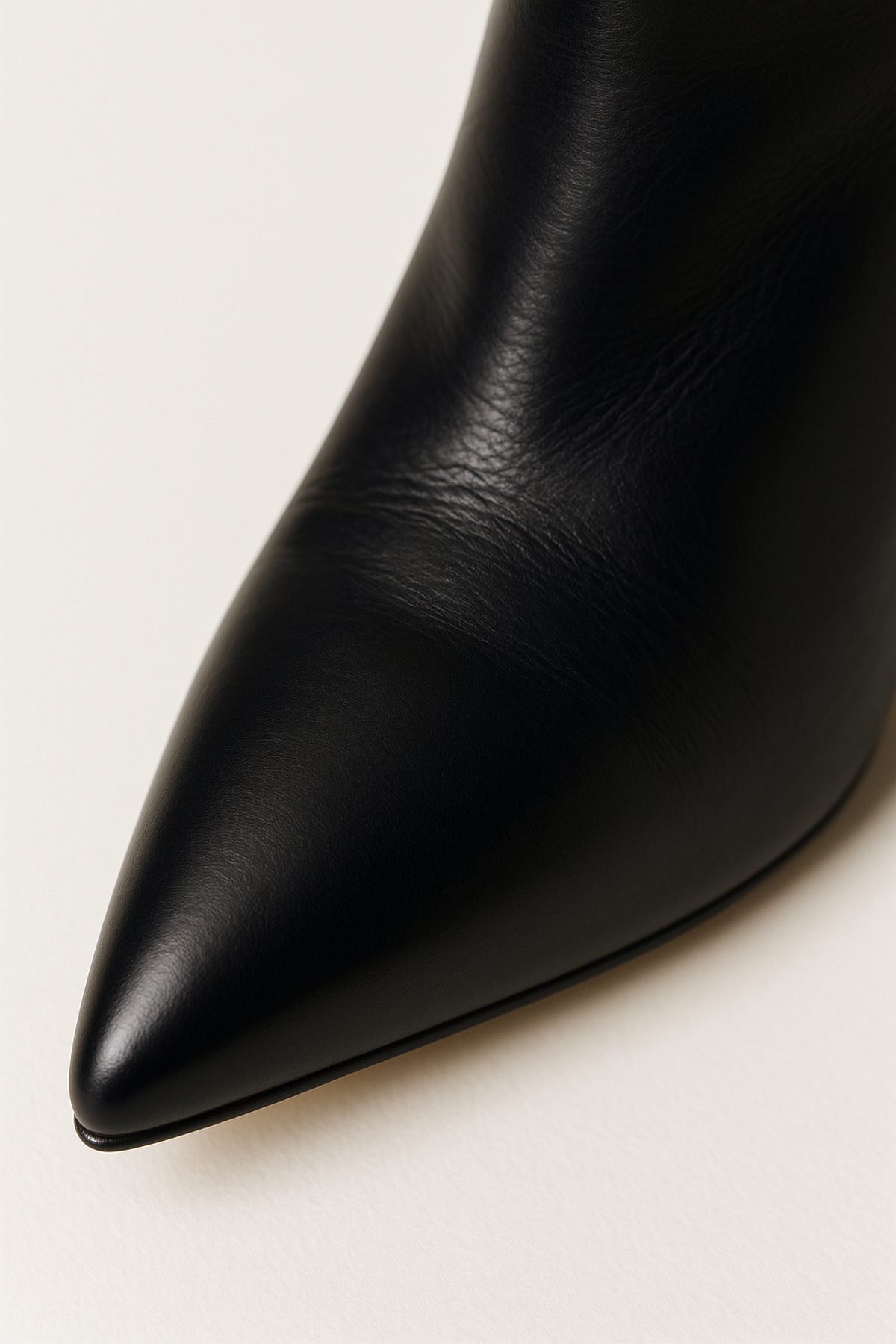 Bottes Hautes Croc-Embossées | orteil pointu | Talon Bloc