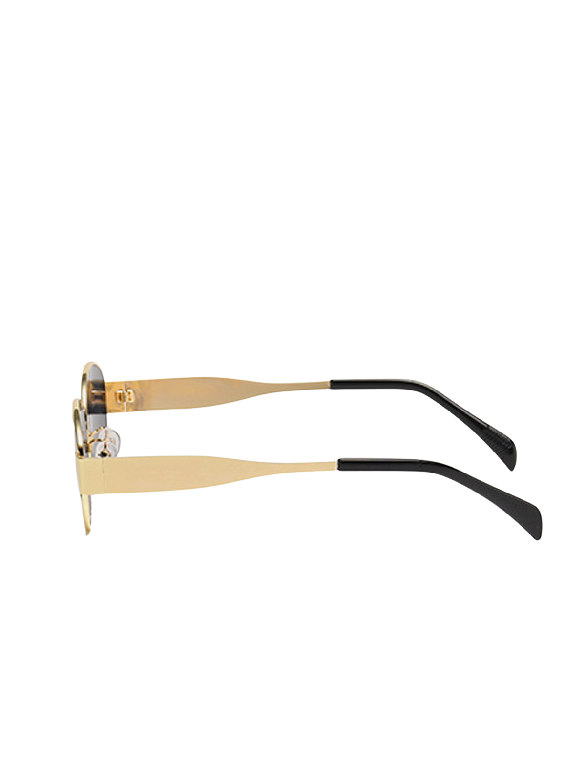 Lunettes Ovales | Monture Alliage Doré | Protection UV400