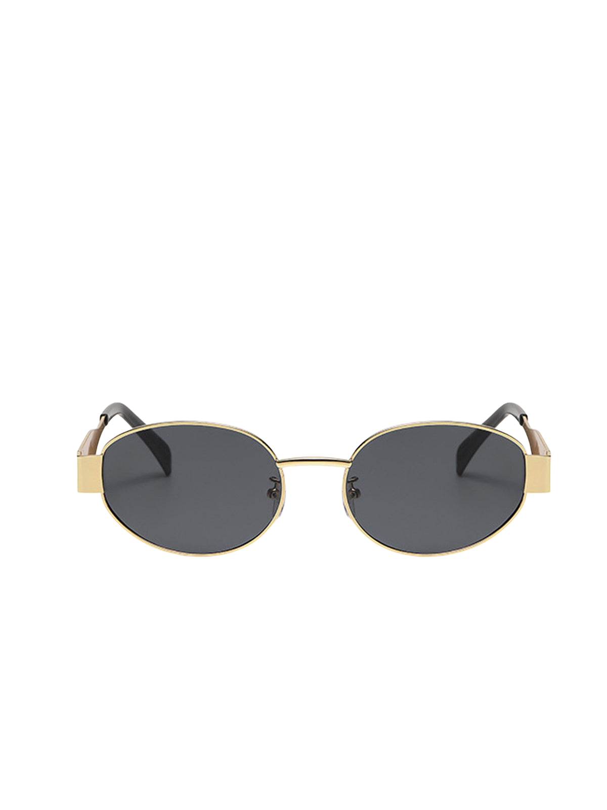 Lunettes Ovales | Monture Alliage Doré | Protection UV400