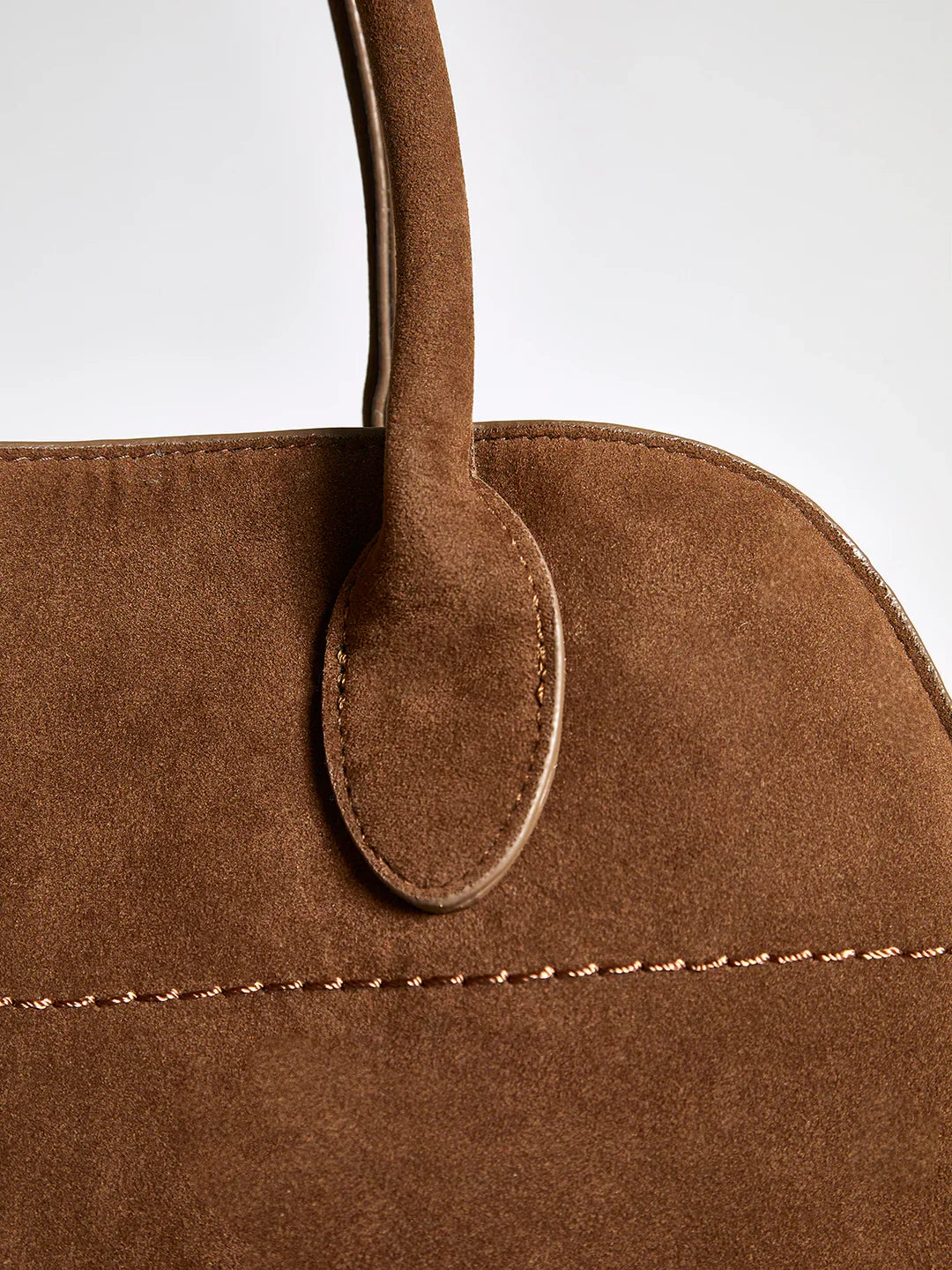 Sac Tote en Faux Suède Métier | Sac Minimaliste Structuré