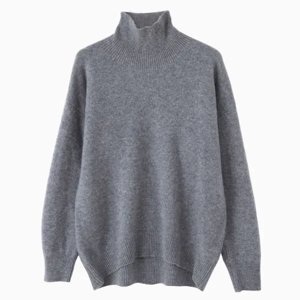 Pull Col Roulé en Cachemire | Coupe Relaxed | Collection Fondamentale