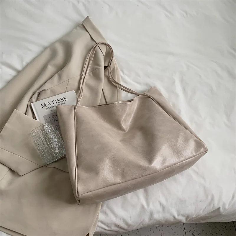 Sac Tote Évasion Large | Cuir PU Souple