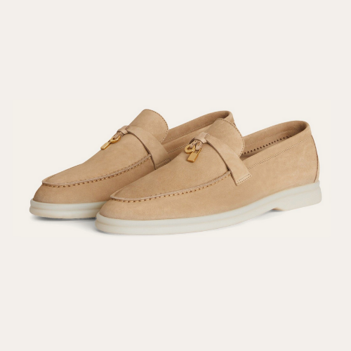 Mocassins en Suède | Couture Main | Semelle Semi-Rigide