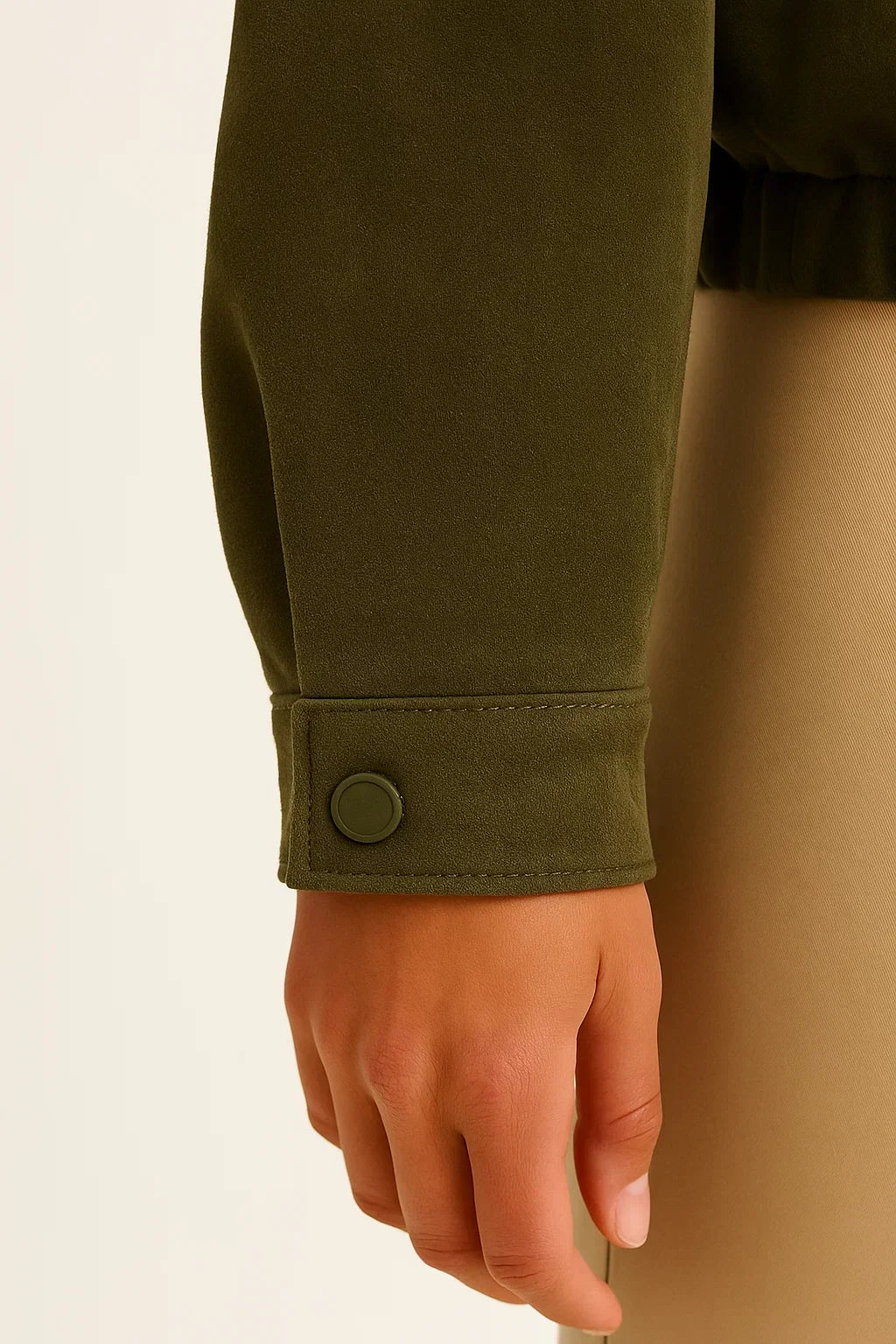 Veste Bomber en Faux Suède Métier | Coupe Relaxed | Fermeture Éclair