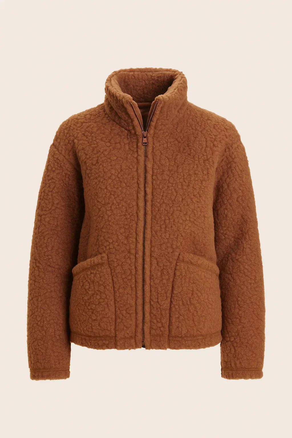 Veste Zip Fleece | Texture Douce