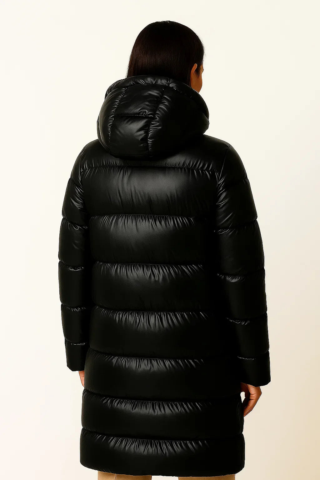 Manteau Long Doudoune Femme | Design Quilté avec Capuche | Hiver Isolé