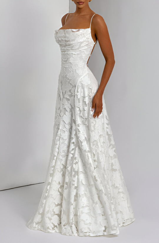 Robe Maxi à Bretelles | Coupe Slim Longue