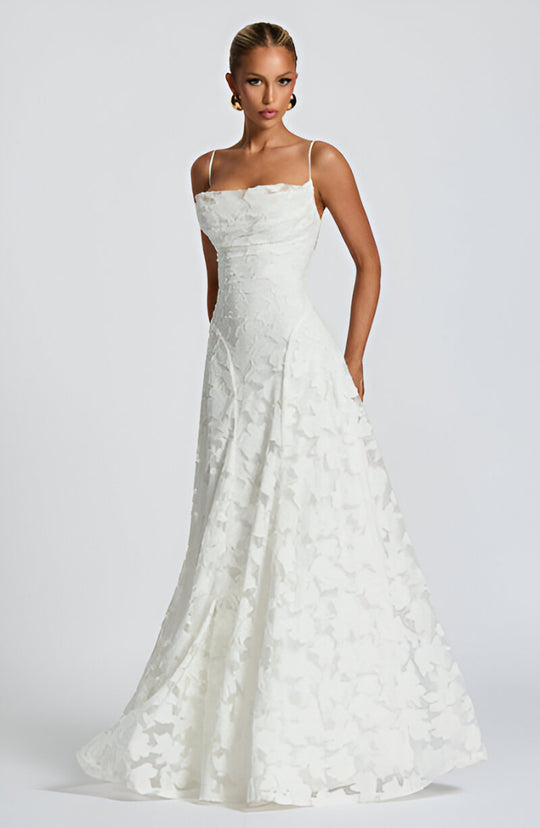 Robe Maxi à Bretelles | Coupe Slim Longue
