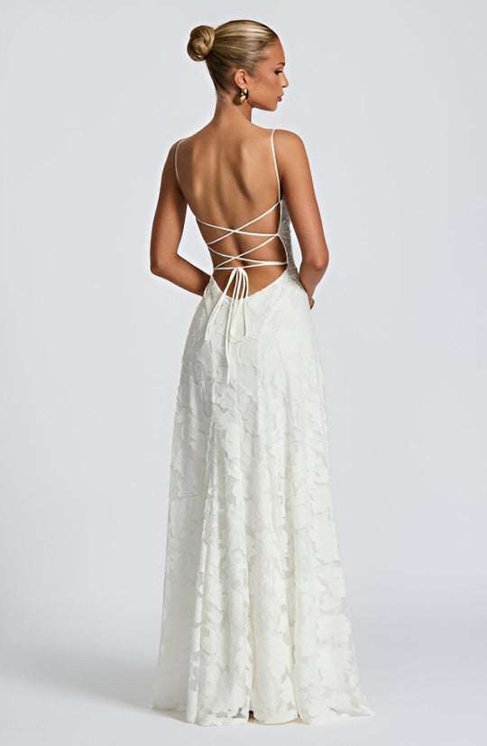 Robe Maxi à Bretelles | Coupe Slim Longue