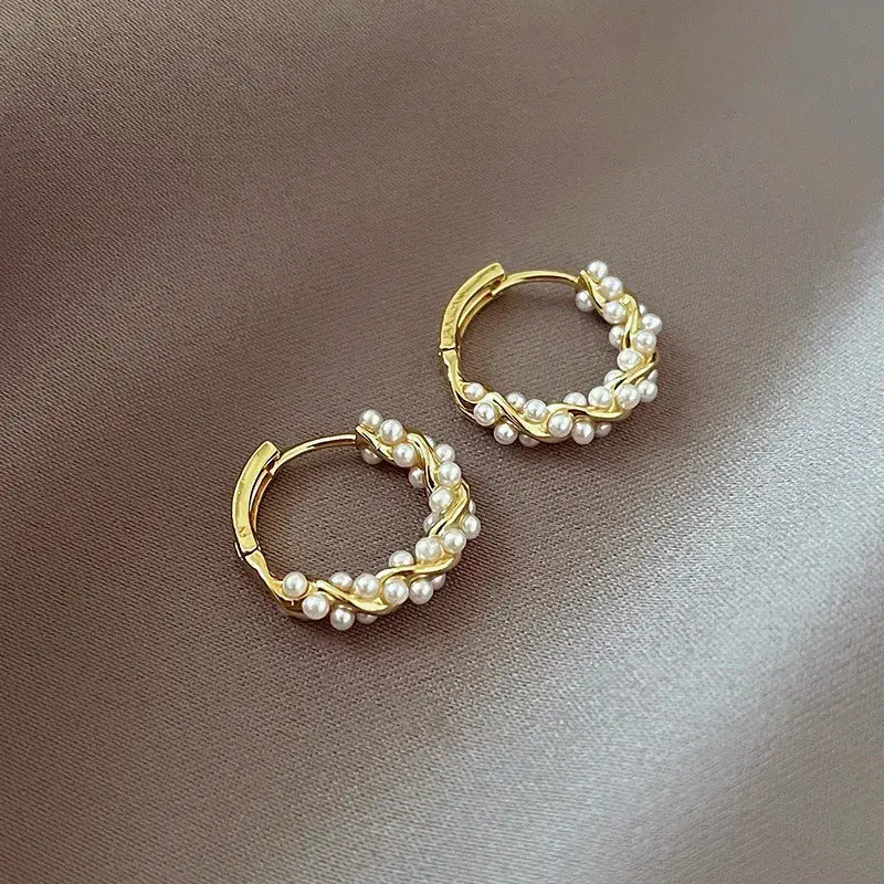 Boucles d'oreilles Perle Clarté | Design Or Twiste