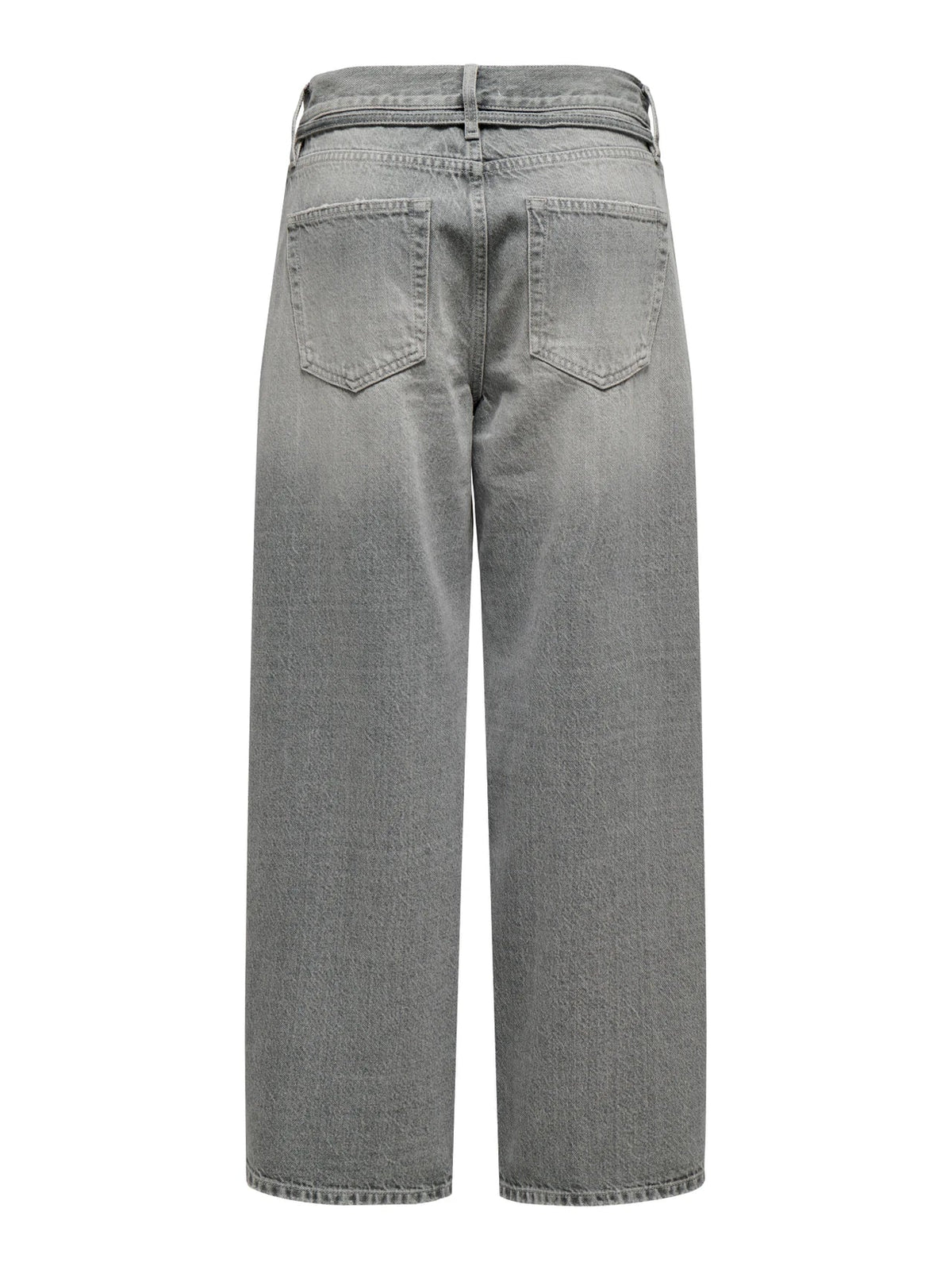 Jeans Large Gris | Taille Haute | Denim Moderne Streetwear