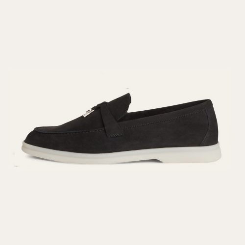 Mocassins en Suède | Couture Main | Semelle Semi-Rigide